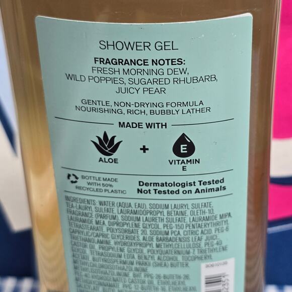 BBW Poppy Ultimate Body Scrub Shower Gel Hydration Body Cream Fragrance Mist Set - Picture 3 of 5